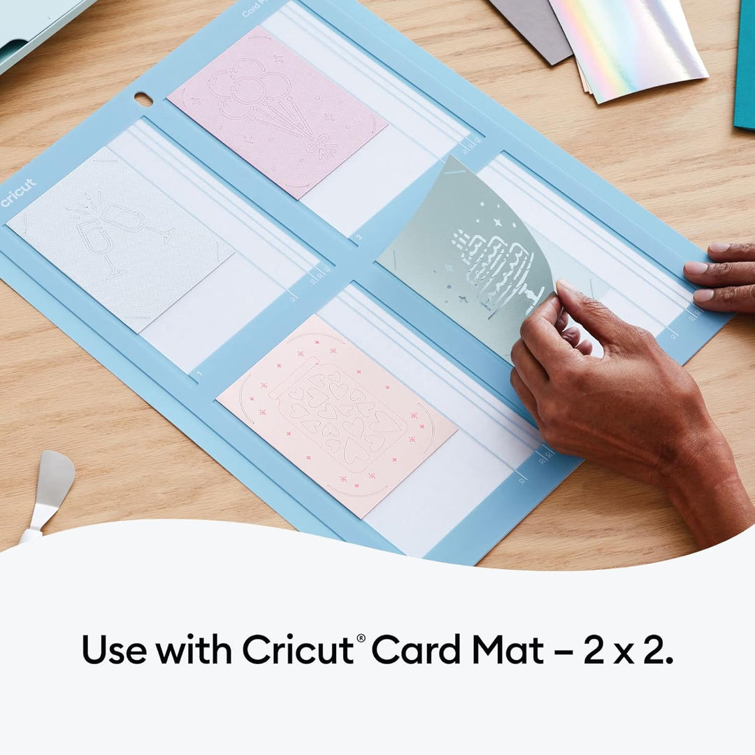 Cricut Insert Cards | Prinzessin | 12,1 cm x 12,1 cm (Cricut -Grösse S40) | 35-Pack | Zur Verwendung
