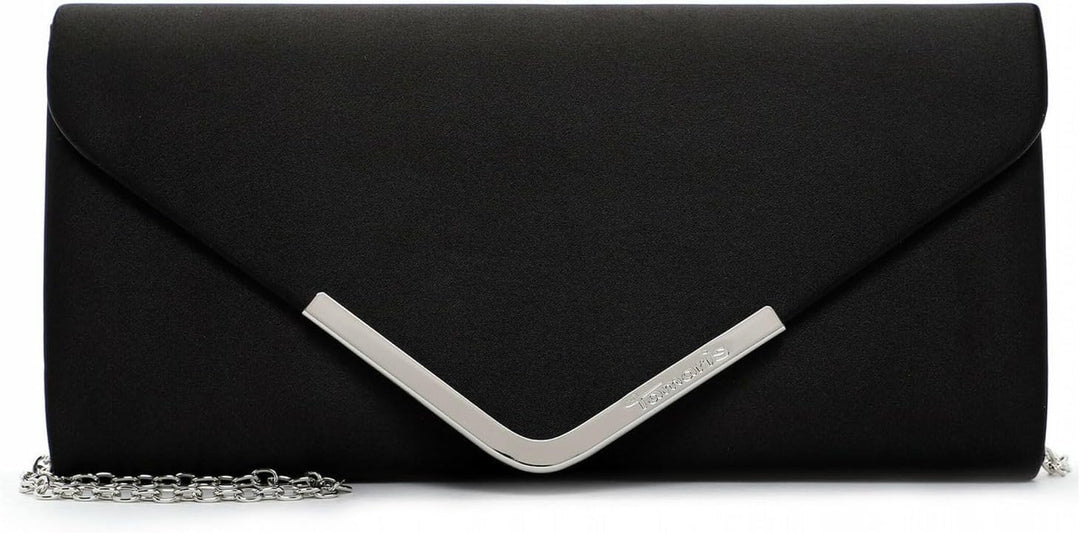 Tamaris Clutch TAS Amalia 30454 Damen Handtaschen Uni Einheitsgrösse Black 100, Einheitsgrösse Black