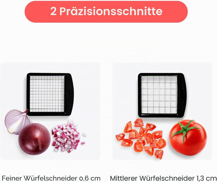 Gemüseschneider Spiralschneider Gemüsehobel - Gemüse Schneider Zwiebelschneider Kartoffelschneider O
