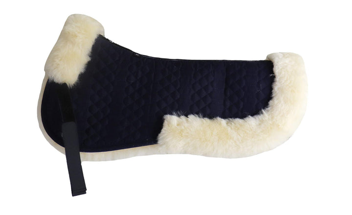 Engel Reitsport | SAKIS2 | Sattelkissen mit echtem Merino Lammfell | mit Fellrand vorne und hinten |