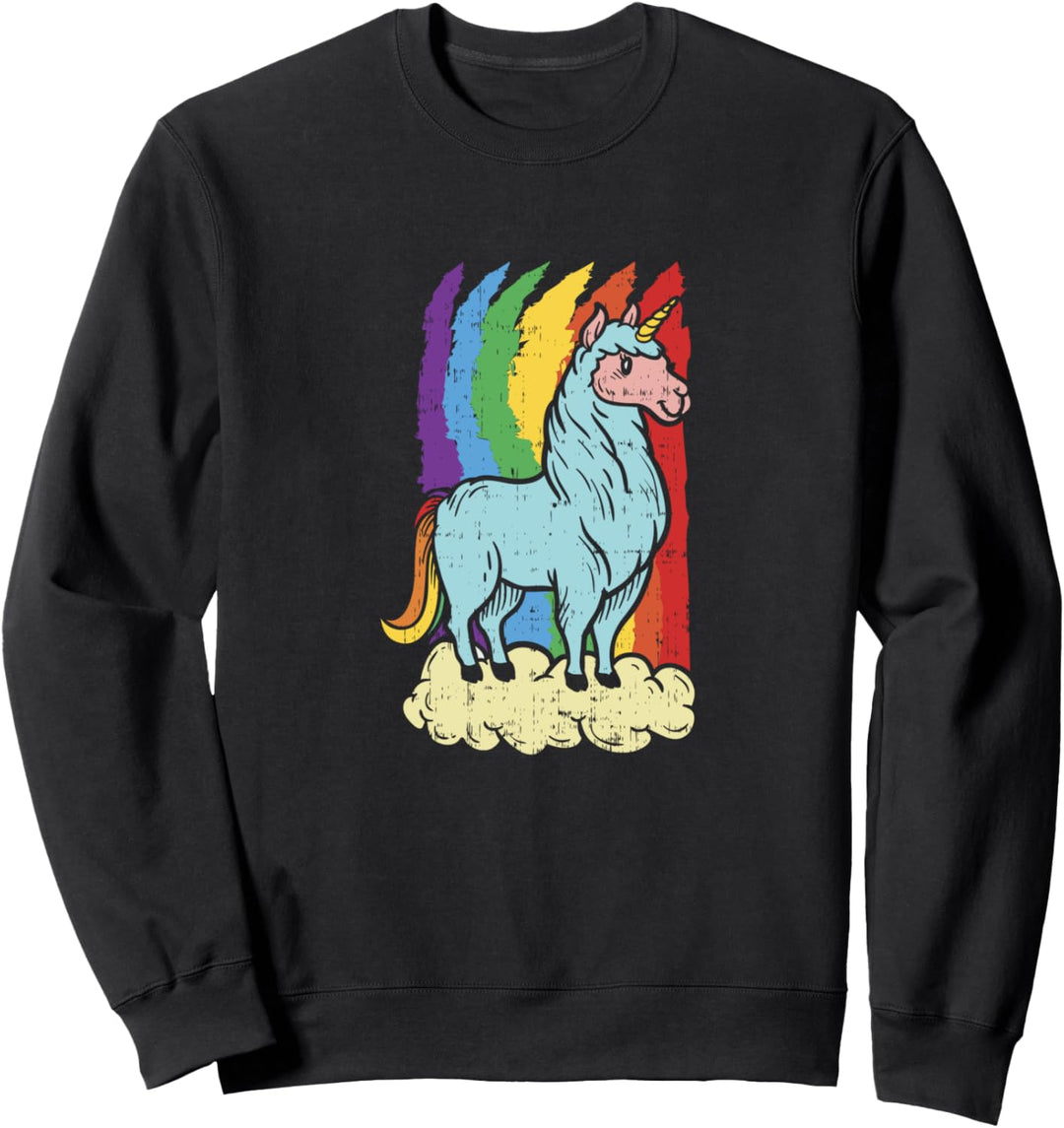 Lamacorn Lama Einhorn Sweatshirt