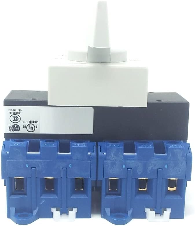 Kraus &amp; Naimer KG32A T903 VE2 +F437 Umschalter 3-polig 32A mit Stellung Netz 0 Notstrom 90° Schnappb