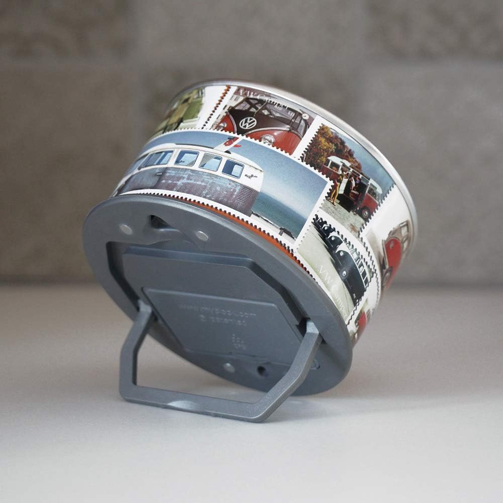 BRISA VW Collection - Volkswagen T1 Bulli Bus Tisch-Uhr, Magnet-Uhr, MyClock auch personalisierbar,