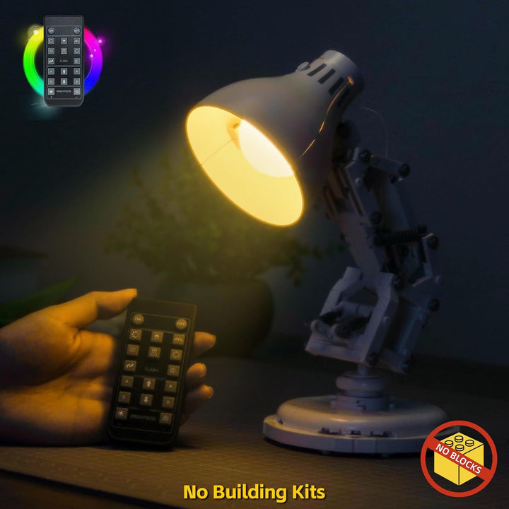 Fernbedienung Licht-Kit Kompatibel mit Lego Ideas ǀ D isney P ixar Luxo Jr. 21357 (Kein Modell), Led