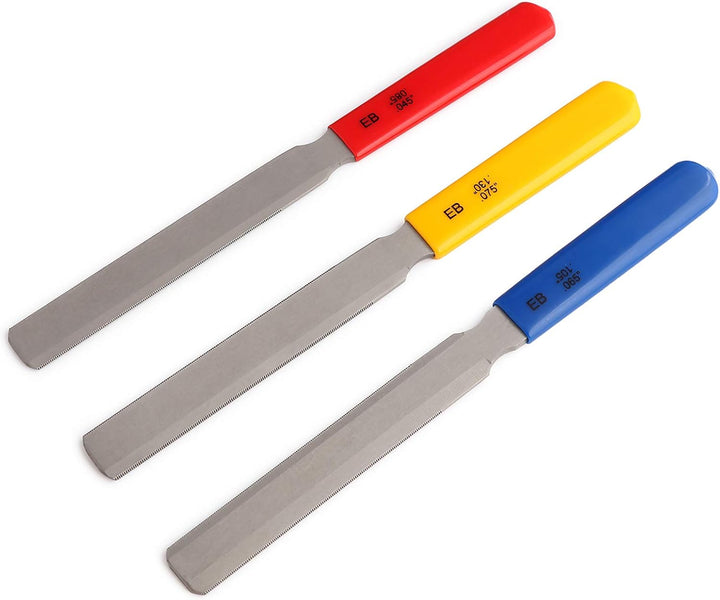 Holmer Bass Gitarre Nut Feilen Double Edge Nut Slotting File Set Fret Crowning Feilen Luthier Tools