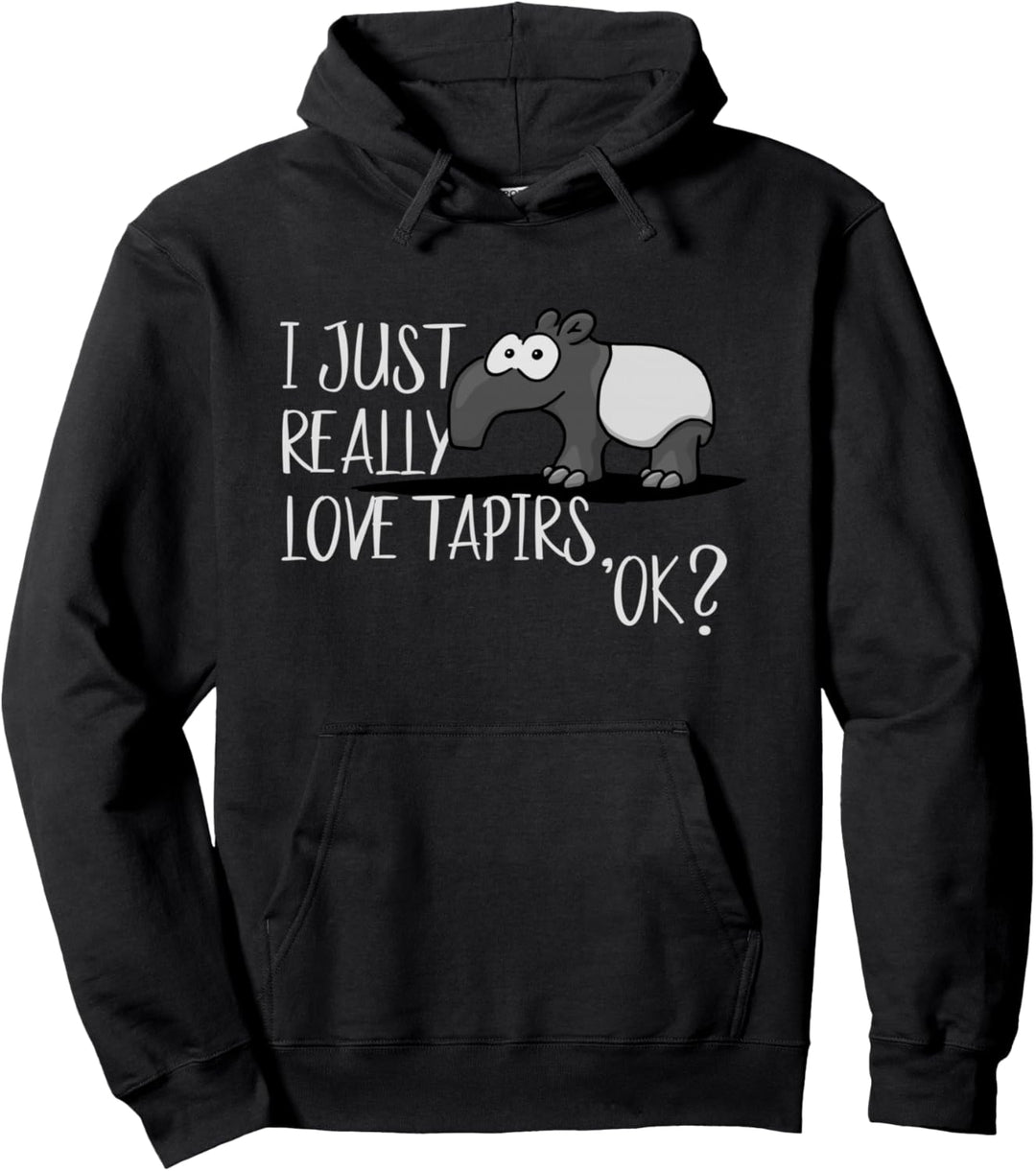 I Just Really Like Tapirs | Ich steh auf Tapire Cooles Tapir Pullover Hoodie