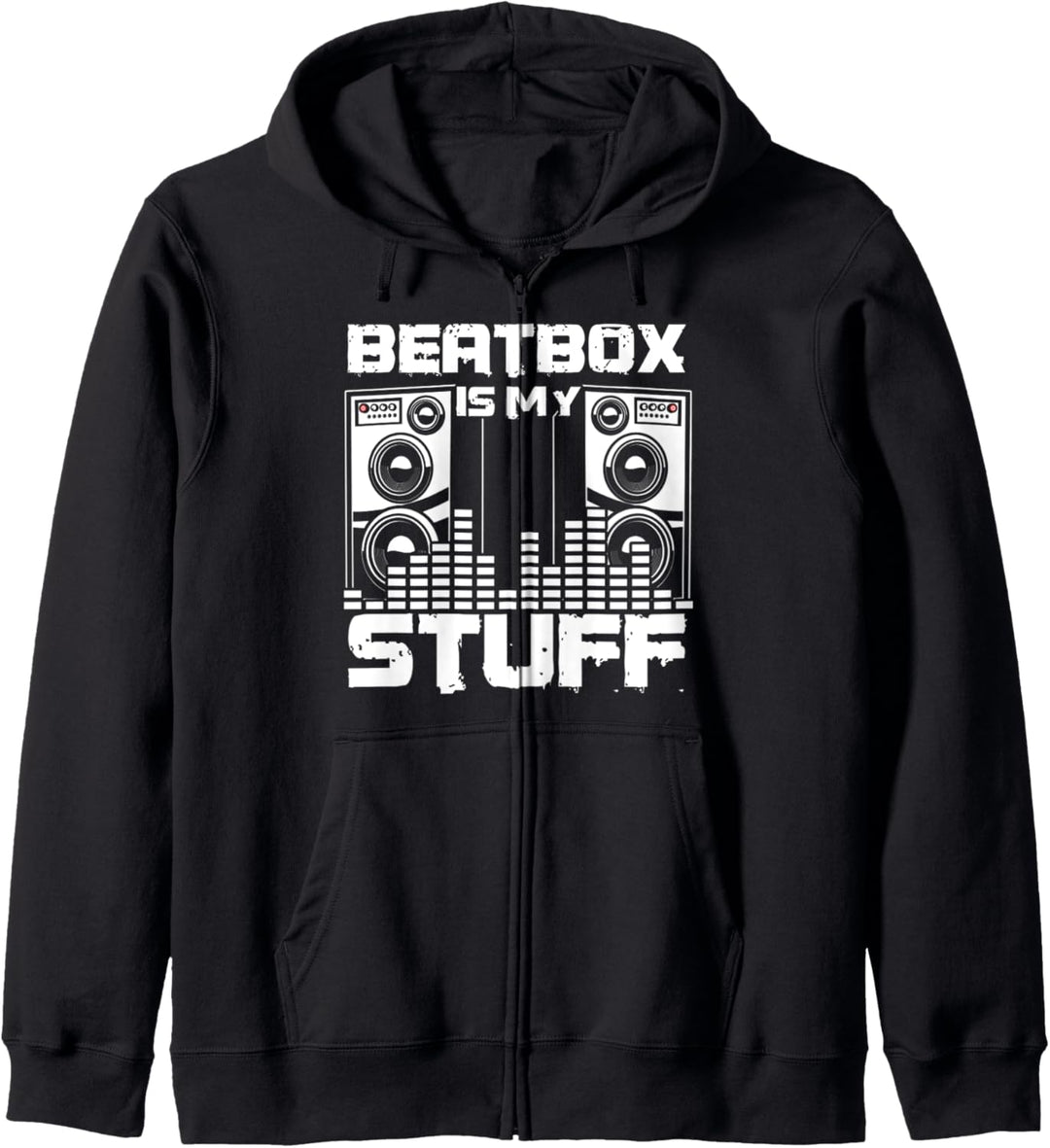 Cooler Sänger Ghetto Beatbox Beatboxer Künstler Hiphop Rap Kapuzenjacke