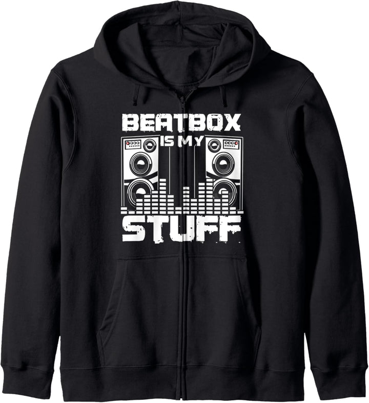 Cooler Sänger Ghetto Beatbox Beatboxer Künstler Hiphop Rap Kapuzenjacke