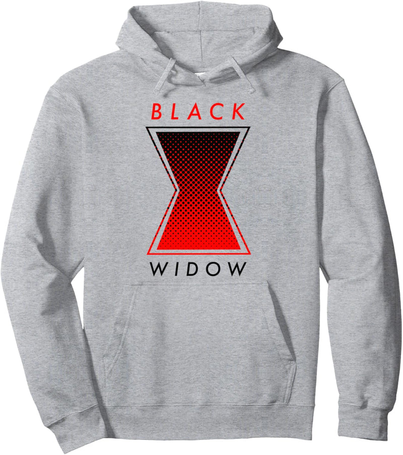 Marvel Black Widow Halftone Logo Pullover Hoodie