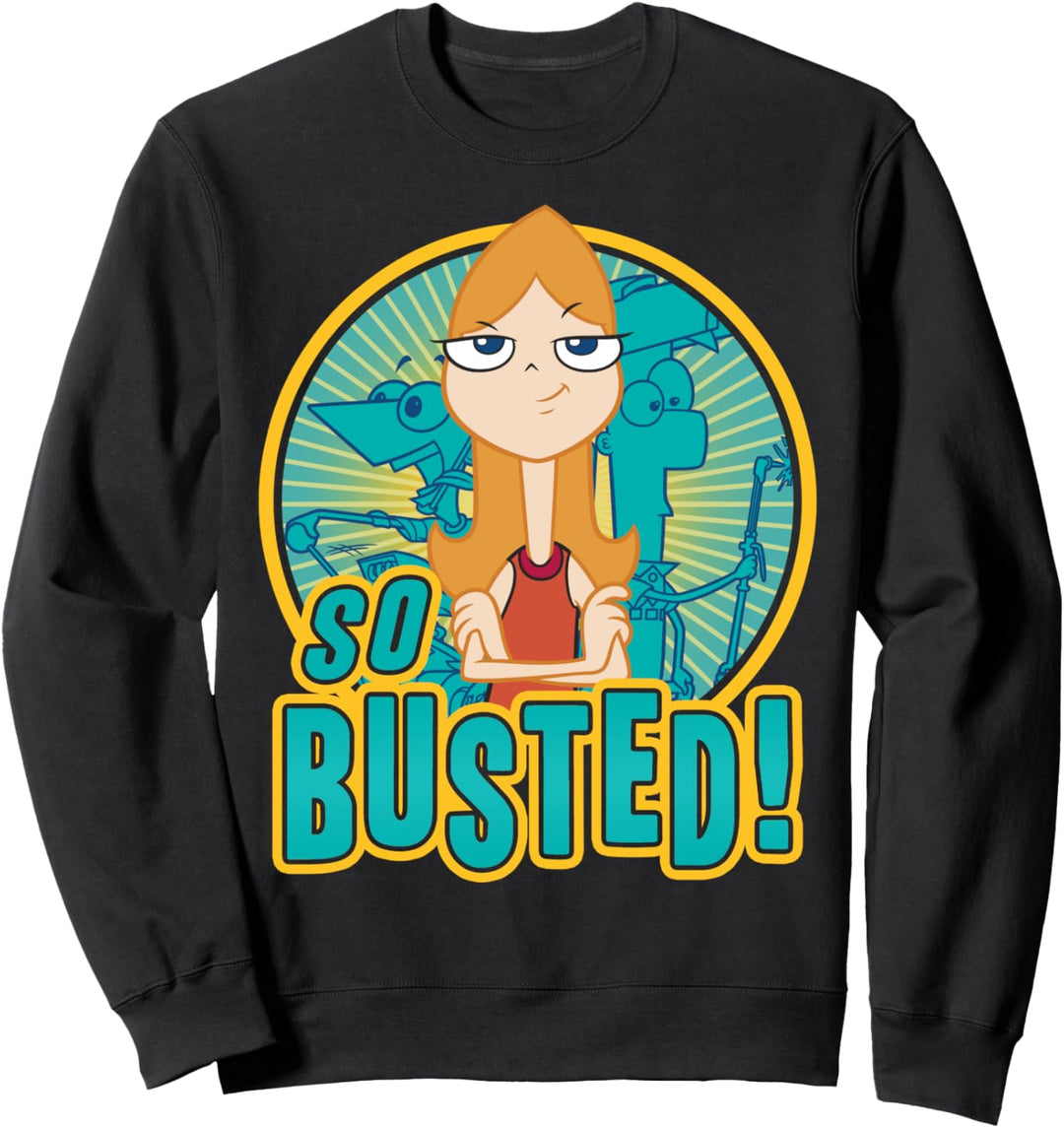 Disney Phineas And Ferb So Busted Poster Sweatshirt