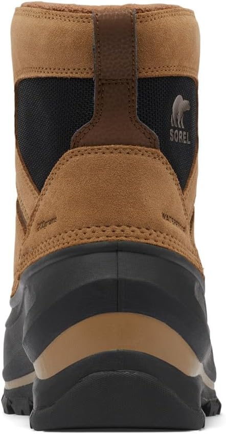 Sorel Buxton Lace Waterproof wasserdichte Winterstiefel für Herren, Braun (Delta x Black), 40 EU 42.