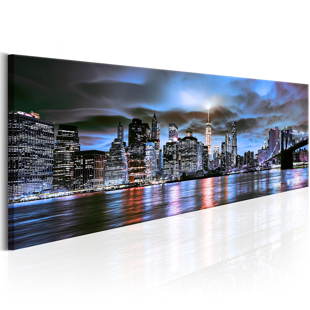 murando - Wandbilder XXL New York 90x30 cm 1 tlg - Wand Deko Vlies Leinwand Bilder Gross Wanddeko Wo
