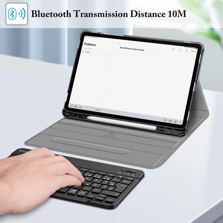 FINTIE Tastatur Hülle für Samsung Galaxy Tab S10 Lite/S10 FE/S9 FE 10.9" & S9 11" Tablet, Keyboard C