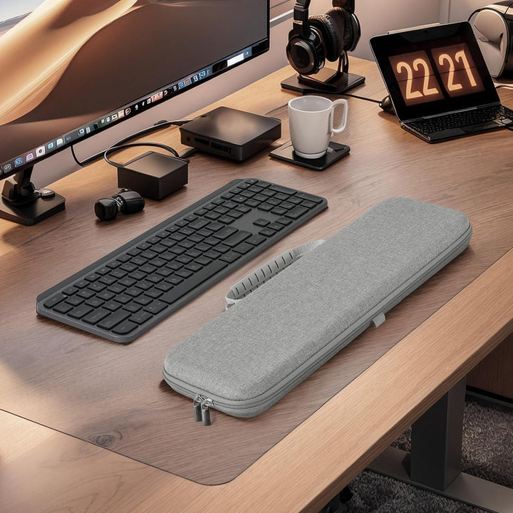 Geekria Tastatur-Tragetasche, kompatibel mit Logitech MX Keys S/MX Keys Advanced, Hartschalen-Reisee