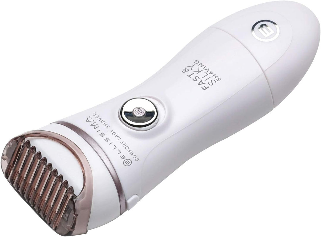 Imetec Bellissima Comfort Lady Shaver, Elektrorasierer für Damen, Wet&Dry, abgerundete schwenkbare K