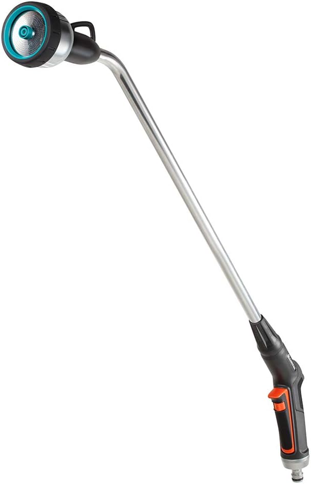 Gardena Premium Giessstab: Robuste Gartenbrause zur Bewässerung und Reinigung, 90 cm lang, 3 Strahla