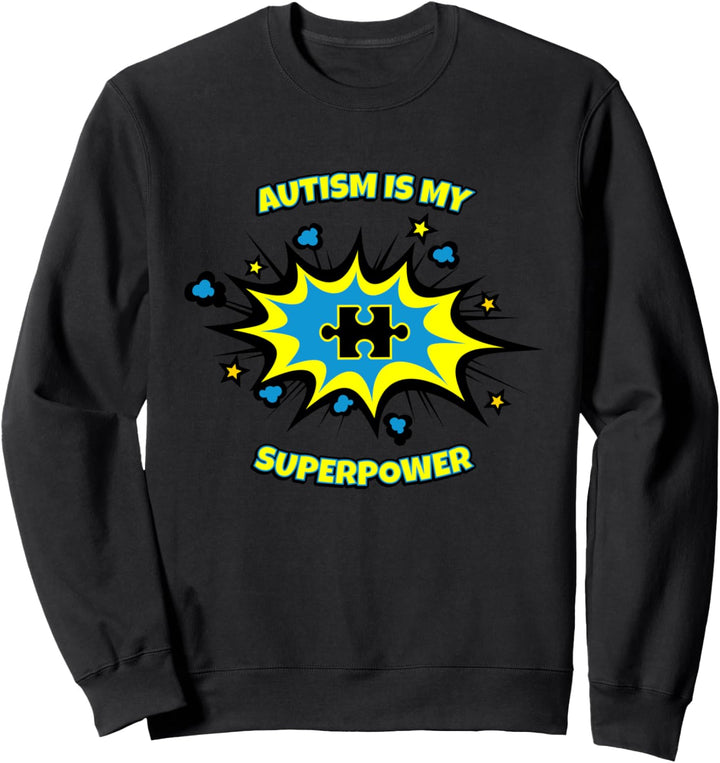 Autismus ist meine Supermacht Netter Superheld Autist Sweatshirt