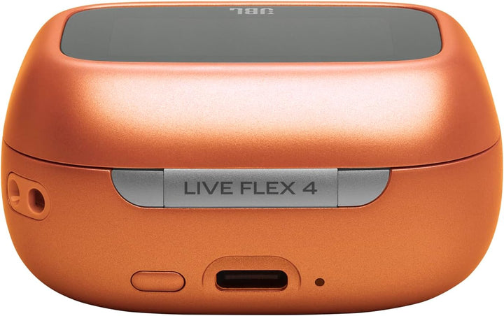 JBL Live Flex 4, Kabellose Noise-Cancelling-Ohrhörer, Orange, Orange