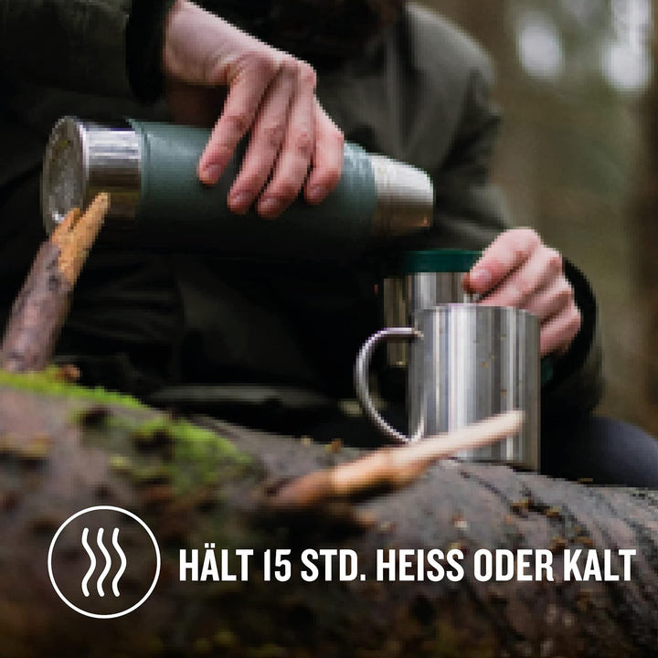 Stanley 1913 Classic Legendary Thermosflasche 473 ml - Thermos Hält 15 Stunden Heiss Oder Kalt - Ede