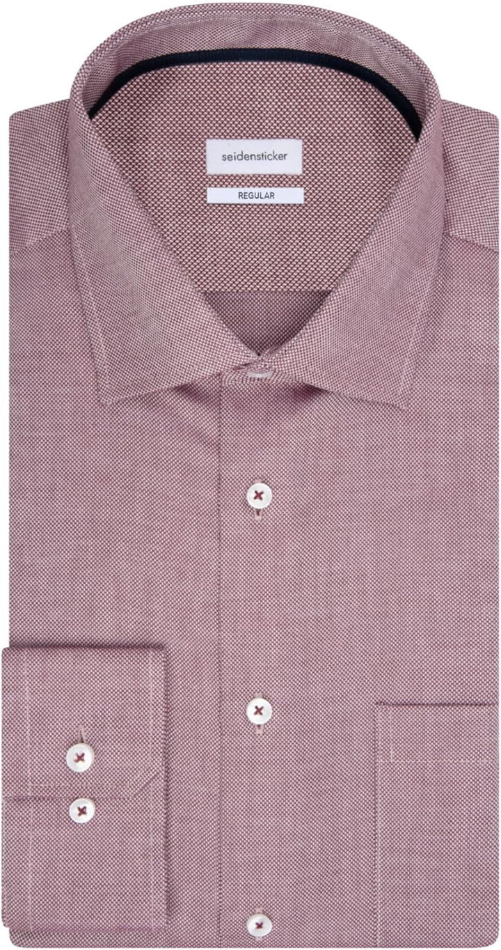 Seidensticker Herren Hemd 42 Beere, 42 Beere