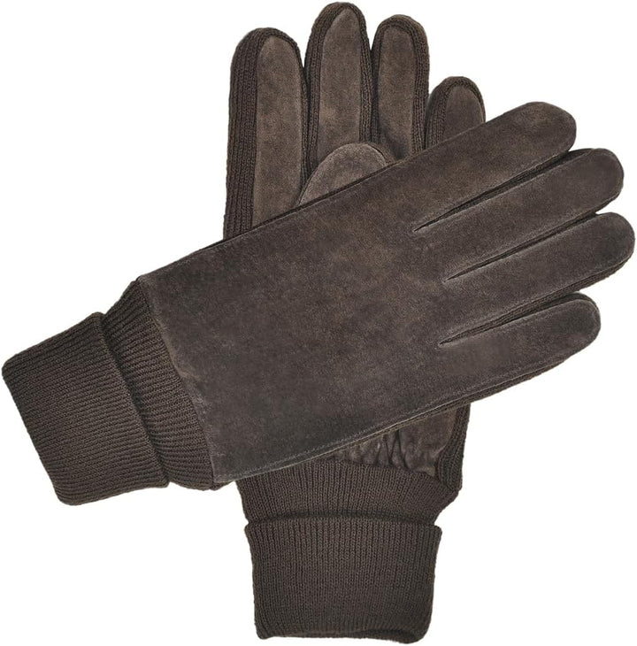 Harssidanzar Damen Winter Wildleder Handschuhe Thermal Wolle Fleece gefüttert Outdoor Wärme SL024EU