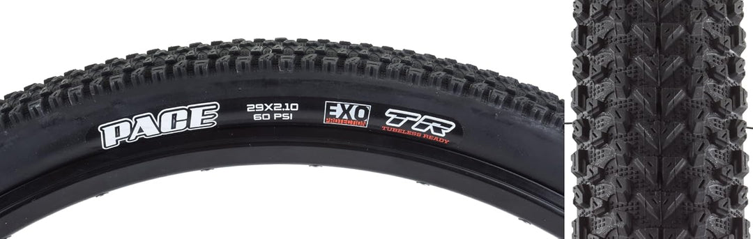 Reifen Maxxis Pace – Dual 62/60 a – Exo Schutz – Tubeless Ready Schwarz 26x2.30" 55/58-561, Schwarz