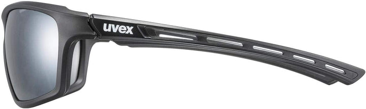 uvex Unisex Sportstyle 229 Sportbrille (1er Pack) Einheitsgrösse black mat/silver, Einheitsgrösse bl