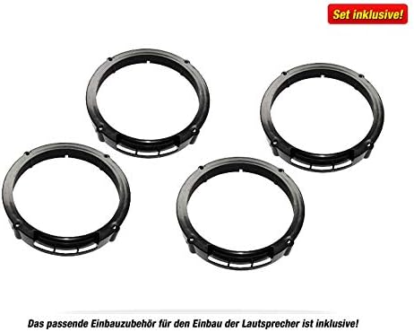 Mediadox Front/Heck 16,5cm/165mm Auto Lautsprecher/Boxen/Speaker Komplett-Set von Hertz kompatibel f