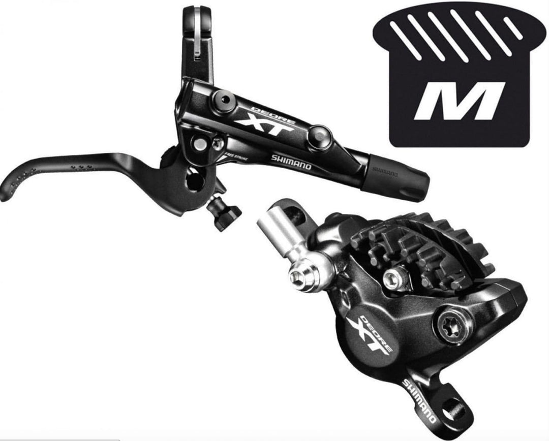 SHIMANO Unisex – Erwachsene Deore Xt M8000 Scheibenbremse 12,4 x 15,4 x 8 cm Schwarz, 12,4 x 15,4 x