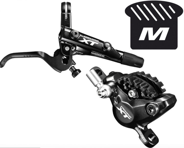 SHIMANO Unisex – Erwachsene Deore Xt M8000 Scheibenbremse 12,4 x 15,4 x 8 cm Schwarz, 12,4 x 15,4 x