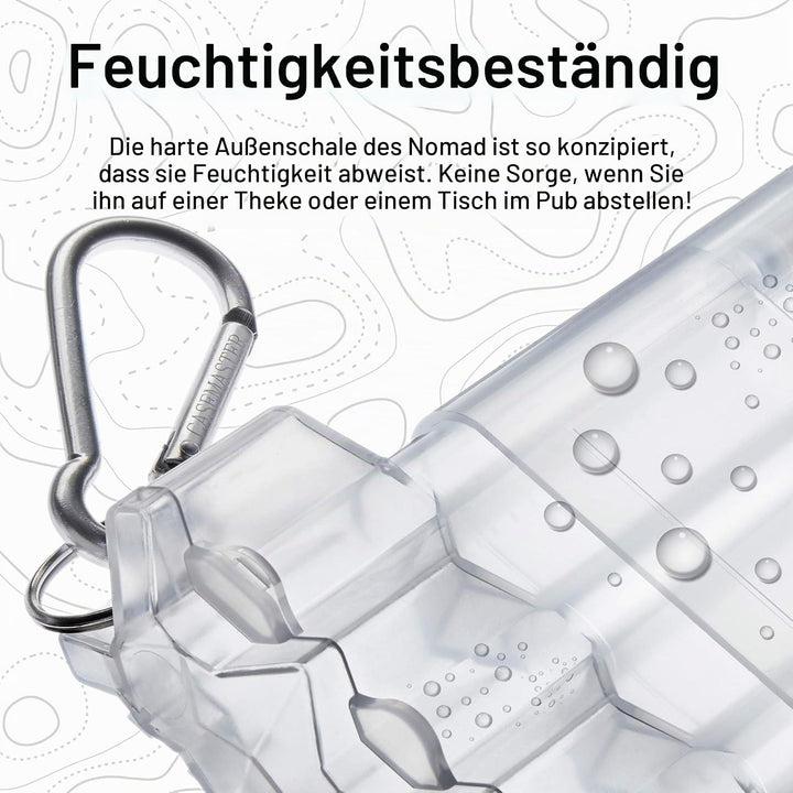 Casemaster von GLD Products Nomad verstellbare Darttasche Farblos, Farblos