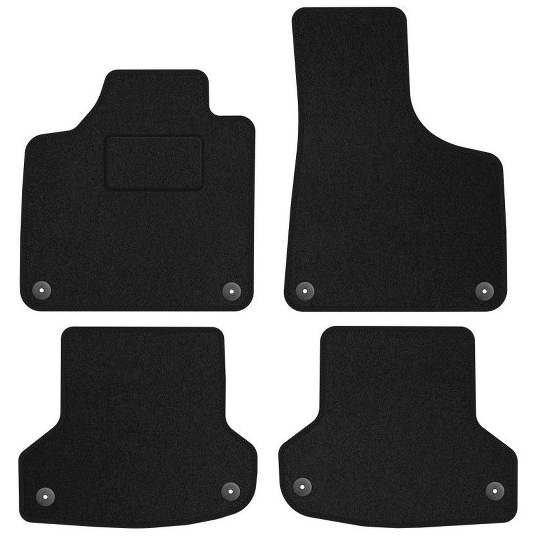 MOTOS Standard Velours-Fussmatten passend für Audi RS3 8P 2003-2013 - Standard, Gewebt, Schwarz fuss
