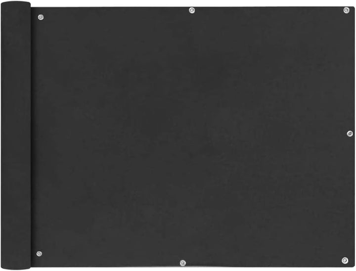 WIFESE Balkonsichtschutz 90x400 cm UV-Schutz mit Ösen Balkonbespannung Balkonsichtschutz Balkonverkl