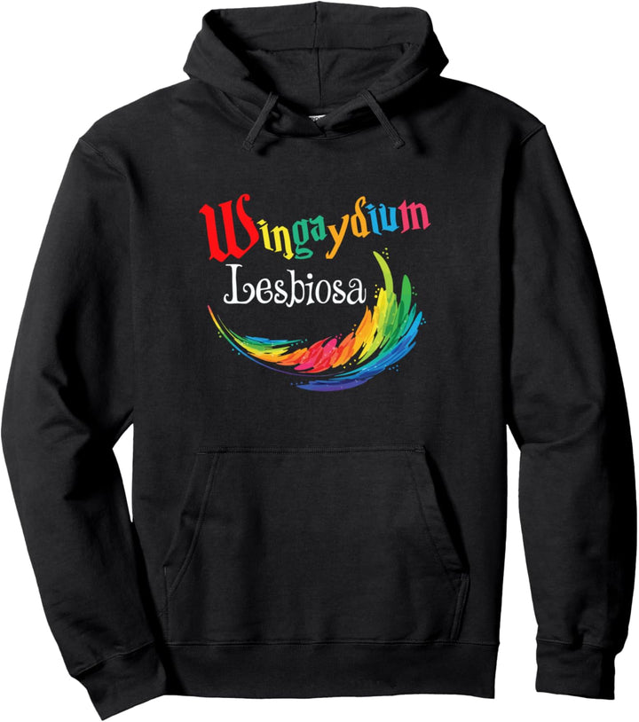 Wingaydium Lesbiosa – LGBT – Lesbian Gay Pride 2021 – LGBTQ Pullover Hoodie