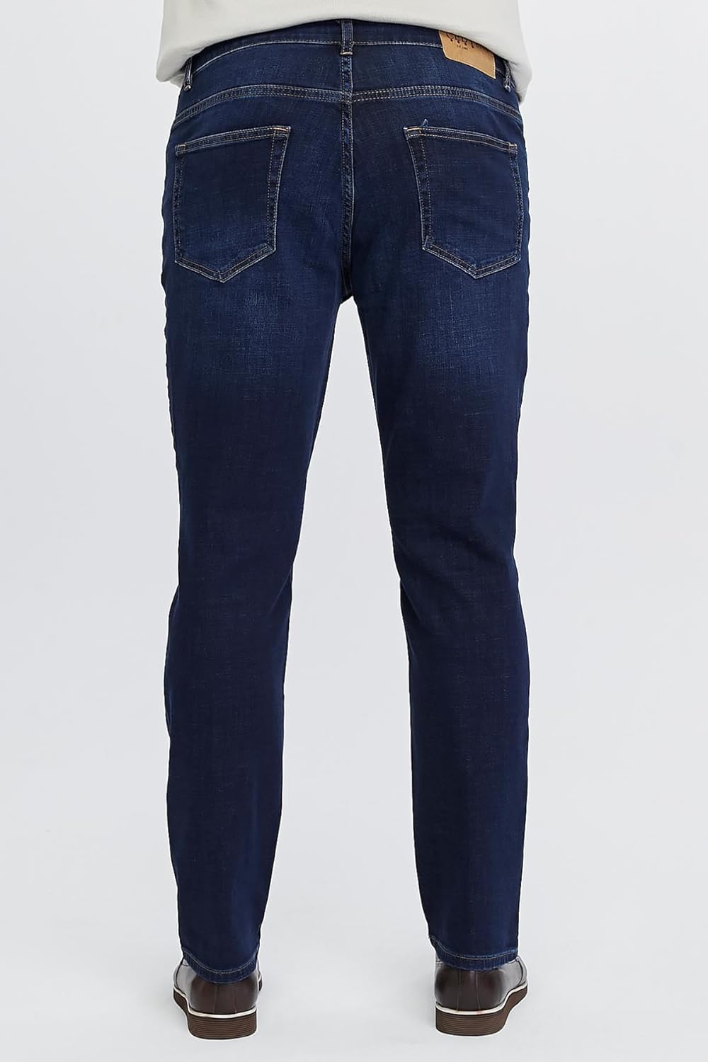 Herren Jeans Regular Fit, Stretch Jeanshose, Herren High Waist, Straight Cut, Basic Washed, Männer H