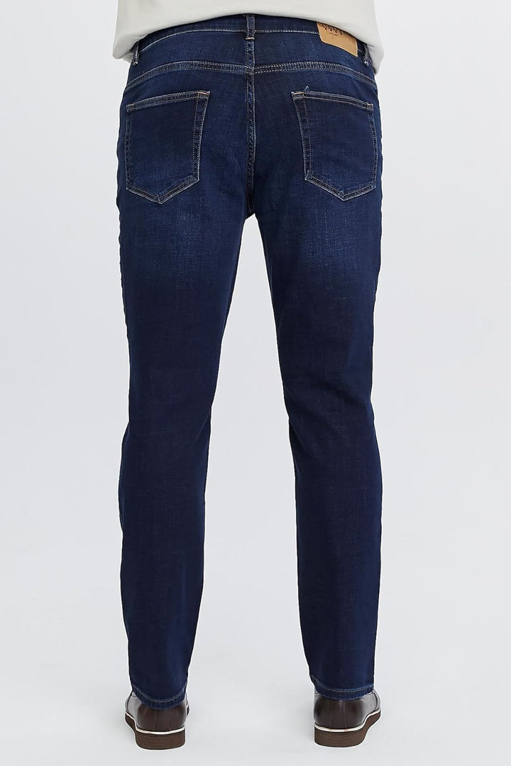 Herren Jeans Regular Fit, Stretch Jeanshose, Herren High Waist, Straight Cut, Basic Washed, Männer H