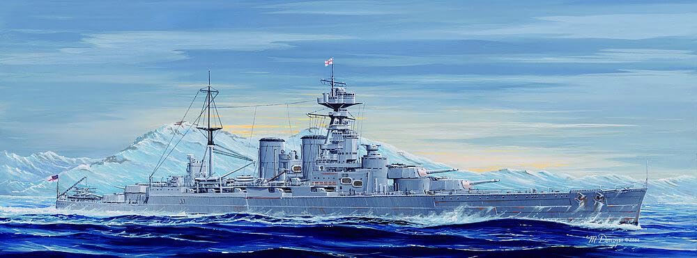 Trumpeter 05741 Modellbausatz HMS HOOD 1931
