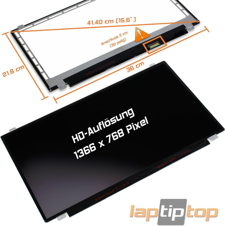 Laptiptop 15,6" LED Display matt passend für Acer Aspire 5 A515-51G Serie Bildschirm WXGA HD