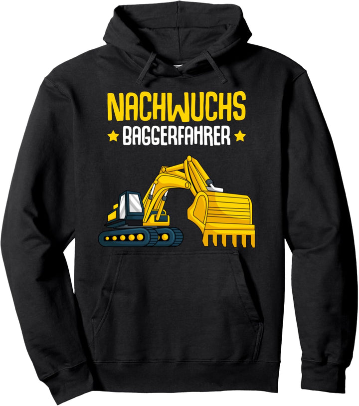 Bagger Nachwuchs Baggerfahrer Kinder Junge Pullover Hoodie