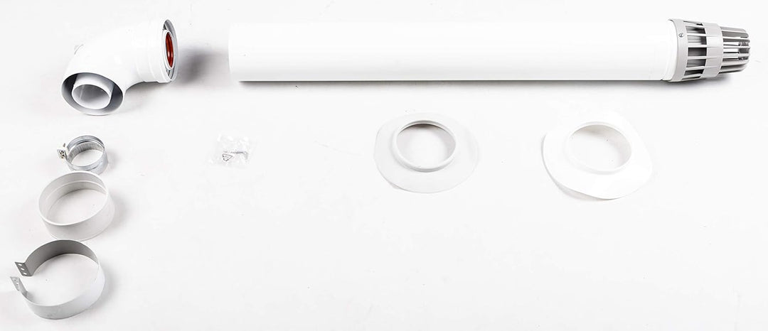 Horizontales konzentrisches Zuluft/Abgas-Set für den C-Meister 11 und 14