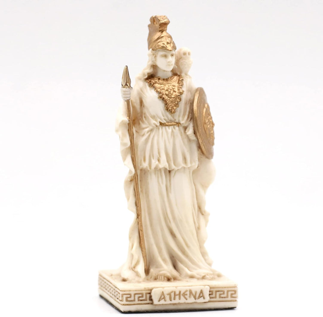 Veronese Design Athena Miniaturfigur Göttin der Weisheit Athena Mehrfarbig