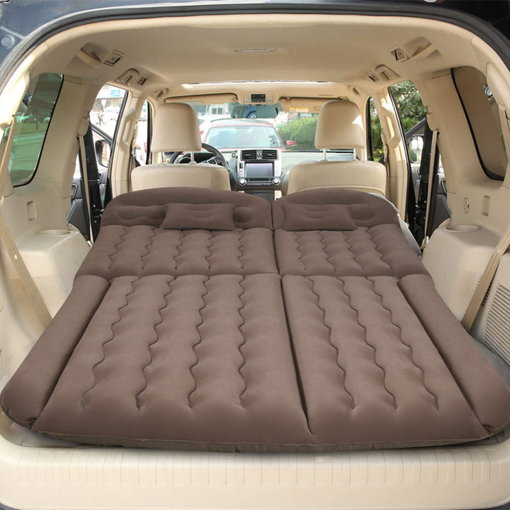 Auto Luftmatratze SUV Aufblasbare Matratze 190x125cm Beflocktes Luftbett Auto für Rücksitz & Kofferr