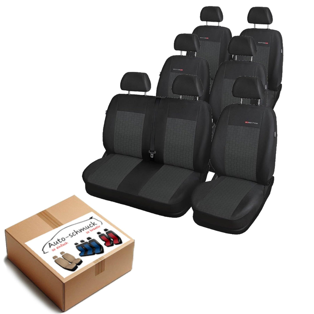 Jumper Sitzbezüge nach Mass Autoplanen perfekte Passform Schonbezüge Sitzschoner Velour + Strickpols