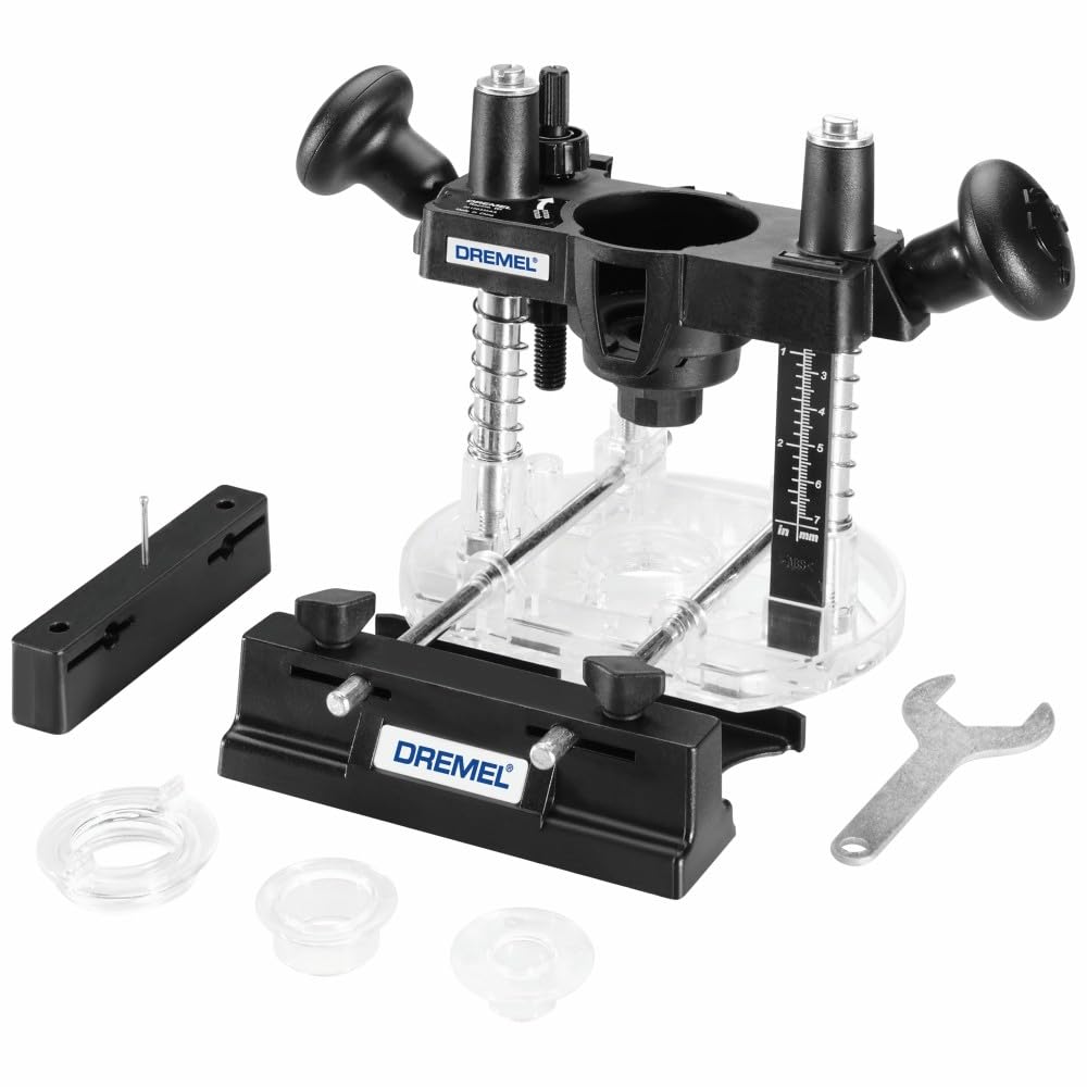 Dremel 335-01 Drehwerkzeug Tauchfräsenaufsatz, kompakt &amp; leicht für leichte Routing-Projekte, perfek