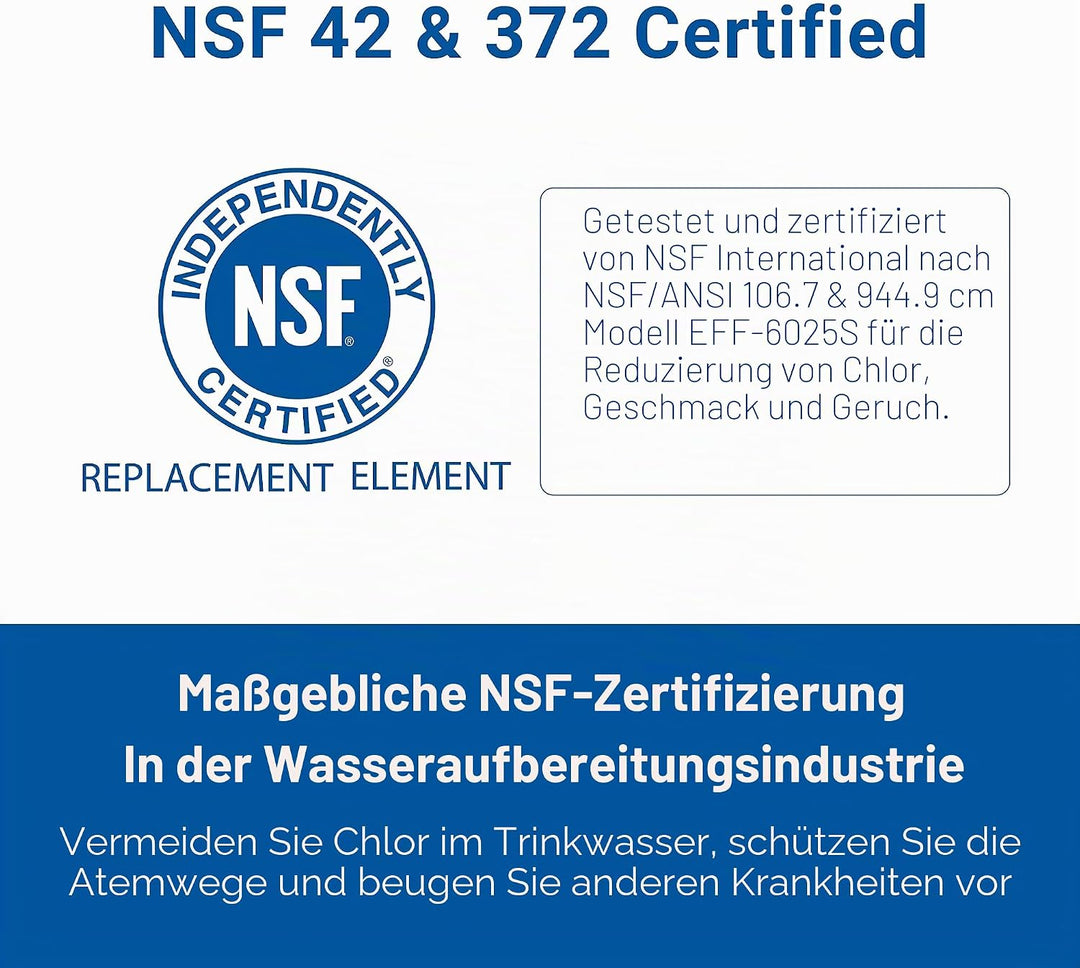 AQUACREST 644845 Wasserfilter Kühlschrank Siemens, Ersatz für Bosch Ultra Clarity Wasserfilter 64484