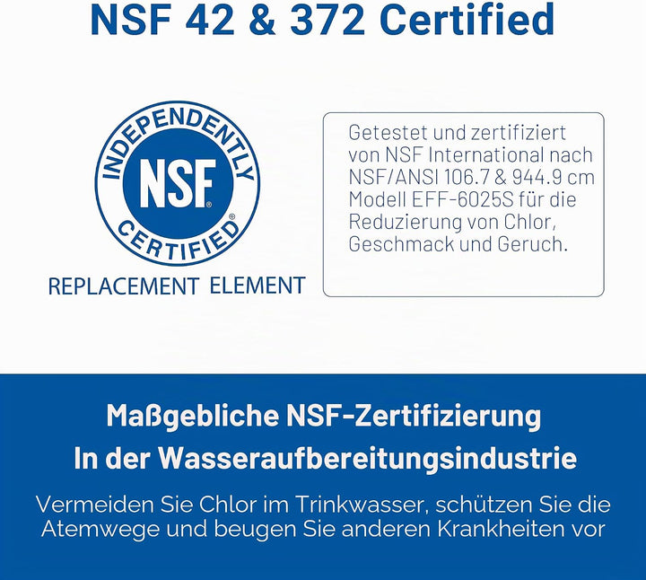 AQUACREST 644845 Wasserfilter Kühlschrank Siemens, Ersatz für Bosch Ultra Clarity Wasserfilter 64484