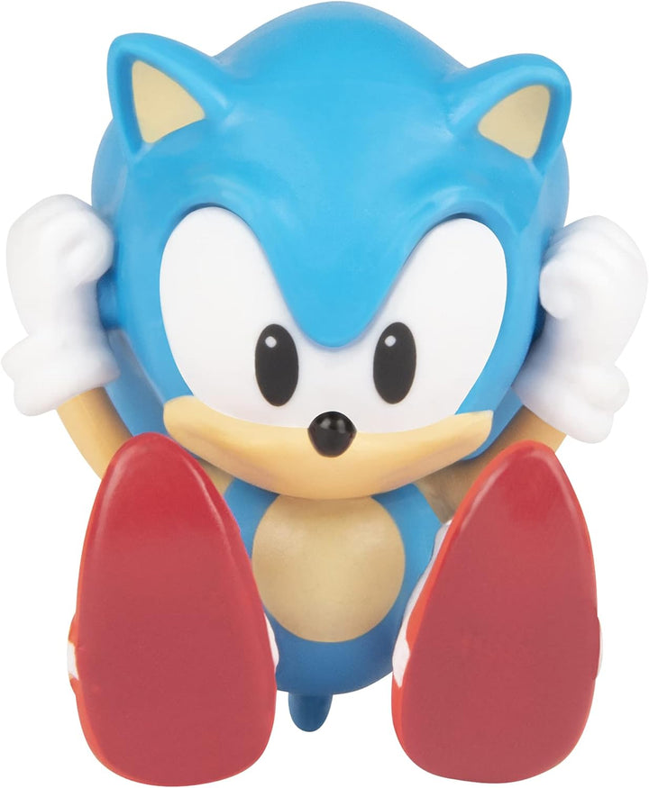 Riesen Dr. Eggmann Roboter 22cm Battle Set mit exklusiver 6cm Sonic Figur (Eggman mit Funktion) Rot,