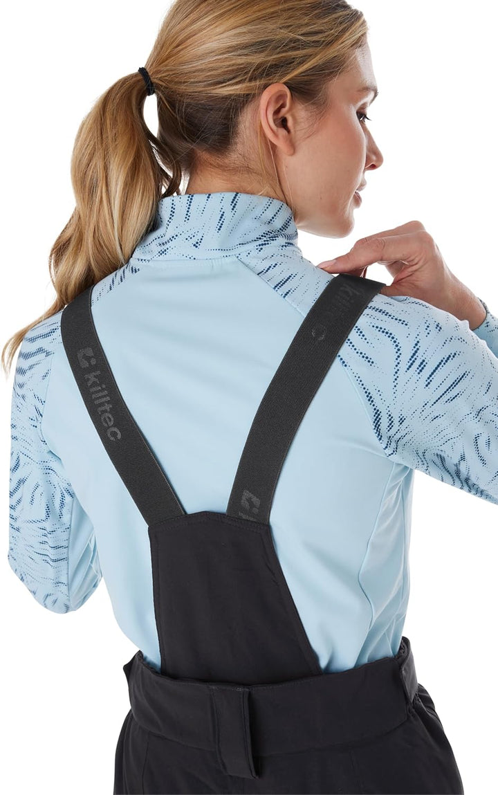 Killtec Damen Funktionshose/Skihose mit abnehmbaren Trägern, Kantenschutz und Schneefang Ksw 249 Wmn