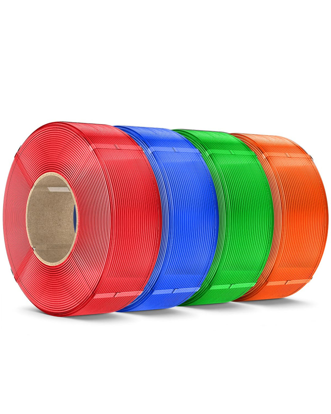 SUNLU PLA+ Filament Refill 1.75mm 4KG, PLA Plus 3D Drucker Filament Bündel, No-Spule Filament PLA Re