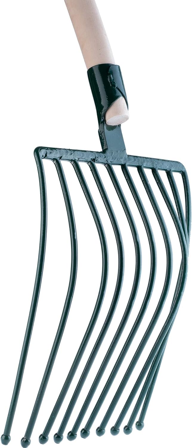 KADAX Kartoffelgabel, Forke, Heugabel, Spatengabel, Grabegabel, Mistgabel aus Stahl, Gabel für Karto